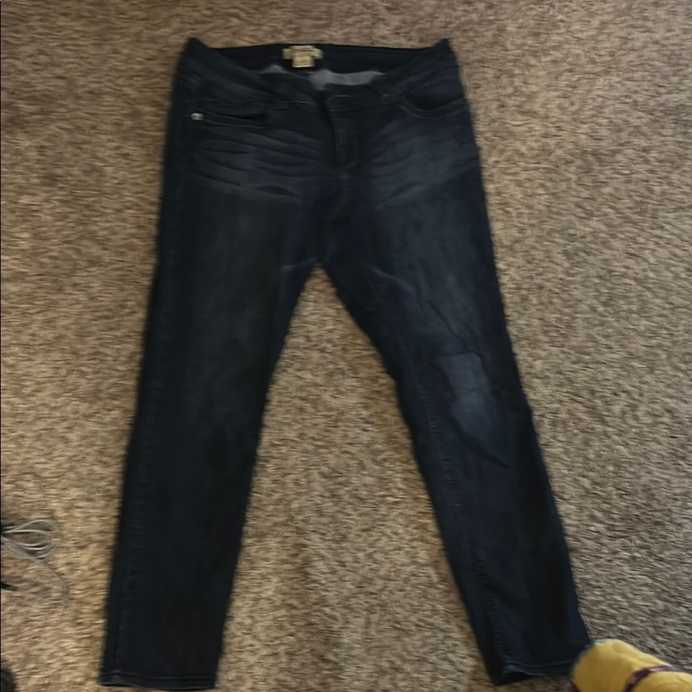 Dark Blue Denim Jeans